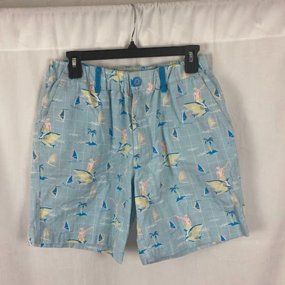 Tipsy Elves Novelty Hawaiian Print Shorts Men's Large.